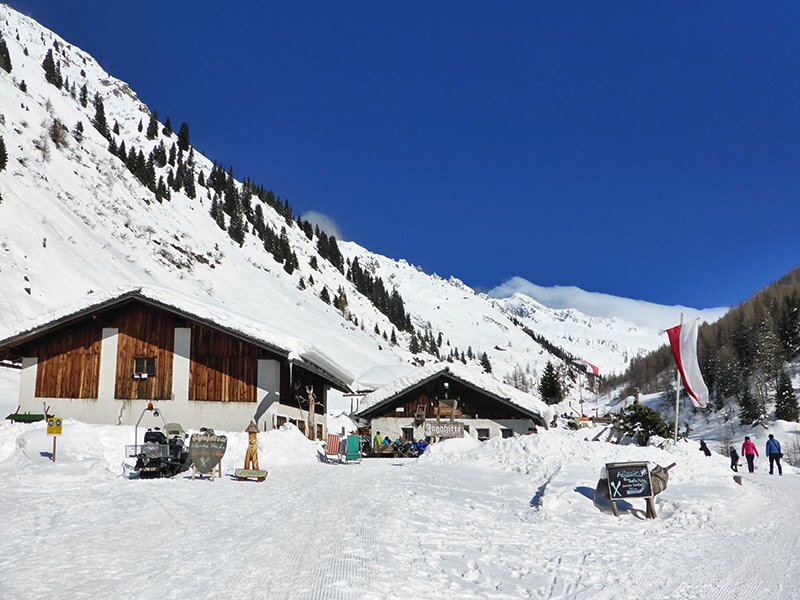 Winterwanderung im hinteren ahrntal südtirol