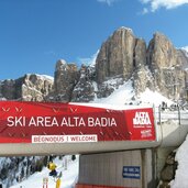 Skigebiet Sellaronda Sellarunde Alta Badia Colfosco Kolfuschg