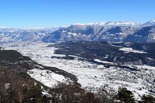 Kalterersee Winter Panorama Kaltern fr