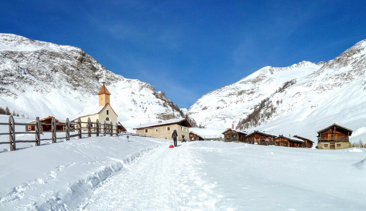 fane alm vals winter Pano
