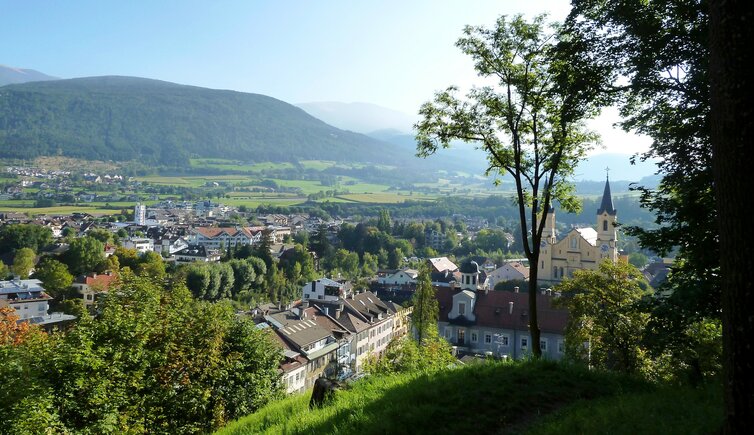 bruneck aussicht von schloss