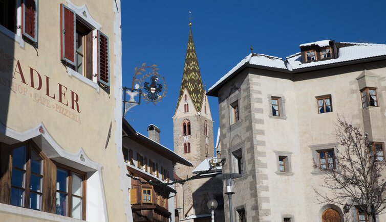 Villanders Dorf Winter