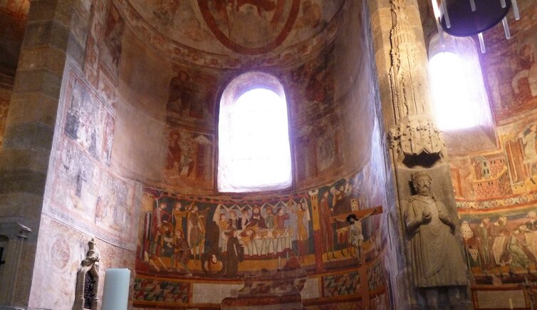 kloster son jon muestair muenstertal fresken aus karolingerzeit