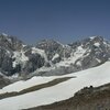 Giunti al Passo del Madriccio siamo sopraffatti dal fantastico panorama sulle tre famose cime del gruppo dell’Ortles: (da sinistra) Gran Zebr&ugrave;, Zebr&ugrave; e l’Ortles - Foto: ED, &copy; Peer
