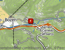 Map: Am Perlenweg von Kardaun nach Steinegg
