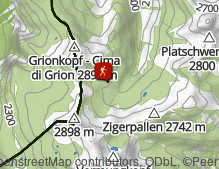 Map: Zum Grünsee und zum Rasass-See