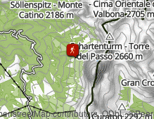 Karte: Santnerpass Klettersteig