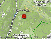 Karte: Zu den Armentara-Wiesen und zur Schneehöhle