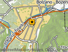 Map: Graffiti und Murales in Bozen