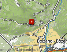 Karte: Oswald- und Guntschnapromenade Bozen