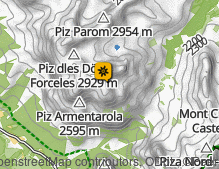 Map: Conturines-Höhle