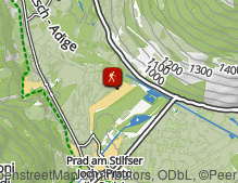 Karte: Spaziergang am Naturerlebnisweg Prader Sand