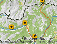 Map: Markets, Fairs and Shopping