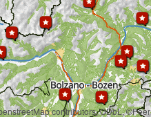Karte: Abenteuerparks & Hochseilgärten