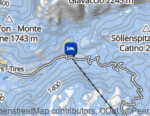 Mappa: Dolomit Resort Cyprianerhof