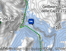 Mappa: Albergo Schönau al Passo Rombo