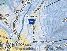 Karte: Hotel Appartement Schmied Hans