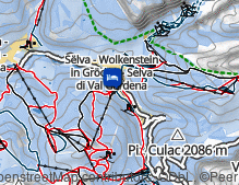Map: Appartments Villa Genziana