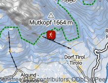Mappa: Herrschaftsweg Dorf Tirol