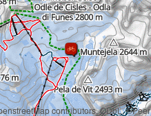 Map: Maratona dles Dolomites