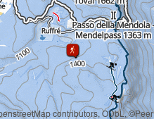 Karte: Roen Klettersteig