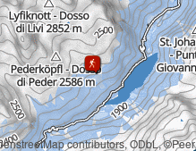Karte: Wanderung zum Gelbsee und Grünsee in Martell