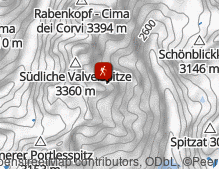 Mappa: Saldurseen und Oberettes-Hütte