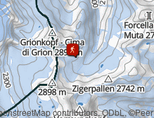 Karte: Zum Grünsee und zum Rasass-See