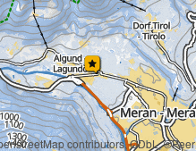 Karte: ALGO - Einkaufszentrum Algund