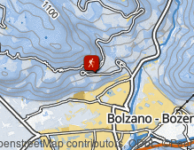 Karte: Oswald- und Guntschnapromenade Bozen