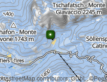 Map: Weißlahnbad / Bagni di Lavina Bianca