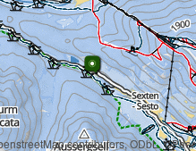 Map: Schmieden bei Sexten / Ferrara
