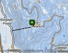 Map: Vöran Dorf / Verano paese