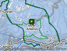 Karte: Altrei Dorf / Anterivo paese