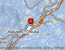 Map: Freibad Klausen / Piscina all'aperto di Chiusa