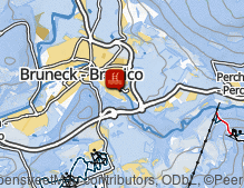 Karte: Freibad Bruneck / Piscina all'aperto di Brunico