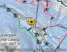 Karte: Haus der Berge Sexten