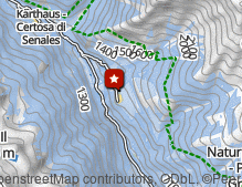 Mappa: Bogenparcours im Schnalstal
