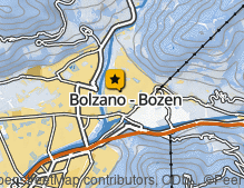 Map: Bozner Lauben und Altstadt