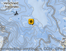 Karte: Erdpyramiden Jenesien / Piramidi di terra San Genesio