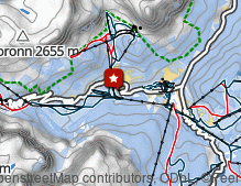 Map: Hochseilgarten Kolfuschg / Percorso avventura Colfosco
