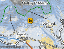Map: Schloss Thurnstein / Castel Thurnstein