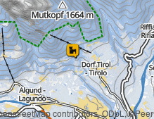 Karte: Schloss Tirol - Landesmuseum für Kultur- und Landesgeschichte / Castel Tirolo - Museo storico-culturale della Provincia di Bolzano