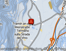 Mappa: Sport- und Erlebnisbad Tramin / Lido di Termeno