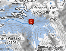 Karte: Grenzland-Wanderung im Passeiertal Sailerjoch Wannserjoch