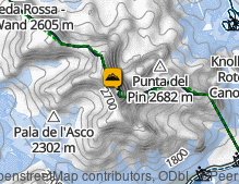 Map: Hohe Gaisl / Croda Rossa d'Ampezzo