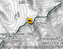 Map: Schwarzenstein / Sasso Nero