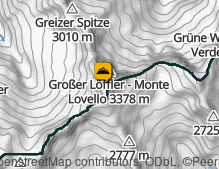 Map: Großer Löffler / Monte Lovello