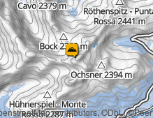 Karte: Penser Weißhorn / Corno Bianco