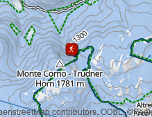 Mappa: Wanderung über den Ziss-Sattel zur Krabes Alm
